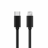 USB data kabl PD za iPhone Type C na Lightning 3A/ crna 1m