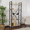 Hanah Home Polica za knjige Elysian, 90x180x33.5 cm, Krem