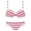 VENICE BEACH Bikini roza/bela