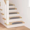 Samoljepljivi stepenasti ulošci 15 pcs Siva 56 x 17 x 3 cm