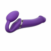 Gardj Europe VIBRIRAJOČ STRAP-ON – L – VIOLETNA