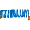 Extol Premium Zračna cev (8865133) spiral PU with brass quick couplings, 1/4, internal ?6mm, L 15m