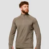 GymBeam Tekaški pulover Pulse 1/2 Zip Vetiver