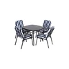 Bastenski Set Veneto Sto+4 Stolice sa Jastucima 037984