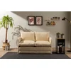 Atelier del Sofa Dvosed na razvlačenje Saga, 128 x 70 x 66 cm, Krem