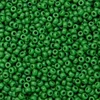 Kašaste perle (seed beads) 11/0-2 mm mat tamno zelena