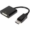 CABLETECH adapter Displayport M. - DVI Ž 24-5, črni CC-167
