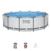 Bestway Bazen metalne konstrukcije 9150, 3.66m x 1m, Sivi