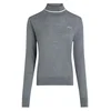 Karl Lagerfeld Pulover temno siva