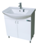 Lapino 4842 Lavabo sa ormarićem, 75x85cm, Beli