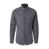 Lindbergh Srajca Brushed temno siva