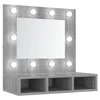 Ormarić s ogledalom LED boja hrasta sonome 60x31,5x62 cm