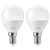 SOLHETTA LED sijalica E14 806 lumena, podesivog intenziteta/kugla opal bela, 45 mm