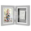 Pearhead Babyprints dvostruki stoni ram, Sivi