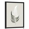 Plakat minimalistični listek praproti - 30x45 no frame