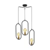 Jupiter 1818 - PI3 E27 - Luster na sajli PONTI 3xE14/40W/230V crna