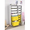 HANAH HOME Višenamenska polica Rine 2D4K8U White Yellow