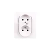 LEGRAND NILOE Dvojna vtičnica z/brez kompaktne 16 A 250 V z zaklopkami, bela 764541