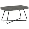 Vidaxl klop Enobarvno Temno siva 80 x 40 x 45 cm Žamet