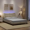 Okvir kreveta s LED-om bez madraca Hvar 140 x 200 cm od tkanine
