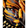 shumee Paint By Numbers Tiger Makeup Kit 40x50 zlata barva
