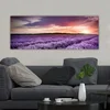 WallXpert slika na platnu YTY446431585, polje lavande u zalazak sunca, 30 x 80 cm