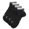 PUMA Unisex Quarter Socks (2-Pack), Women, Black, 43-46