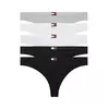 Tommy Hilfiger Underwear Tangice pegasto siva/črna/bela