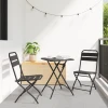 Sklopiva stolica za vrt 2 pcs Antracit 42 x 52 x 82cm