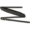 Fender Mustang Saddle Strap Black Black Pas za kitaro