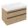 SITIA 2 predala Vanity Unit 75,6x50x44,2cm, hrast Alabama - Rjava - 75,6x50x44,1 cm - Sapho - SITIA - 24 - MDF/laminat - 756 - 500 - 442 - 14
