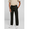 Straight slit trousers black