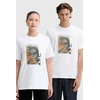 Bombažna kratka majica A.P.C. t-shirt jean portrait - gots