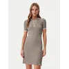Guess Pletena obleka W5GK84 Z3L10 Bež Regular Fit