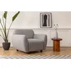 Atelier del Sofa Fotelja Eddy 86x86x90cm Svetlosiva