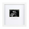 PEARHEAD Sonogram zidni ram, Beli
