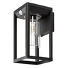 RABALUX Zernest Spoljna senzor zidna lampa, IP54, E27, 15W, Crna