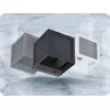 LED solarno zidno svetlo sa senzorom, LED/9W/3,7V, 3000/4000/6000K, IP65, 2600mAh, crna