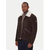 JOOP! Jeans Usnjena jakna Byer 2620066 Rjava Regular Fit