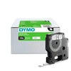Dymo D1 trak 9 mm, črna na beli, 10/1