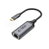 Tech-Protect Ultraboost adapter USB-C / RJ45, črna
