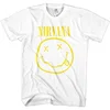 Nirvana Yellow Happy Face White L Majica