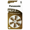 Baterije Panasonic PR 312 Zinc Air x6