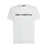 Karl Lagerfeld Majica črna/bela