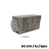 shumee Časovni rele DC 24V/5 s/8-pinski