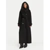 Elisabetta Franchi Volneni plašč CP-02D-66E2-V790 Črna Regular Fit