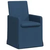 Vidaxl Jedilni stoli 2 szt. Modra 57 x 67 x 95 cm blago