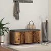 Klupa za hodnik s jastukom Staro drvo 100 x 38 x 46 cm