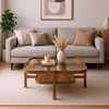 Hanah Home klub sto Olimpus 90, 90 cm, orah
