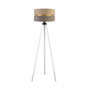 Duolla - Podna lampa DUO 1xE27/60W/230V, prečnik 44 cm, bež/siva/bela